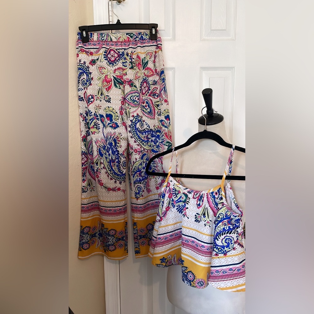Shein Paisley Print Set